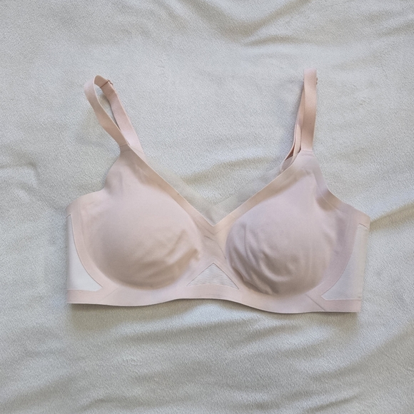 Honeylove Wireless Crossover Bra Small, Blush Pink, Comfort - Picture 2 of 6